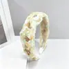 Chuan Ye Faixa de Cabelo Super Fada Francesa com Strass Colorido Nova Fofa Fresca Alta Pressionando Crânio Acessórios de Cabelo