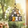 Adorno Atrapasol para Árbol de Navidad de Gato Nuevo Producto Transfronterizo Decoración de Árbol de Navidad de Gato