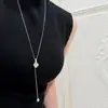 Colar Planeta Saturno da Moda Outono e Inverno, Corrente Longa Ajustável para Suéter, Acessório Personalizado de Alto Padrão, Corrente para Clavícula