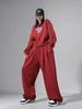 Sudadera estilo americano Traje deportivo para mujer Otoño e Invierno Moda Estudiante Chica Popular Calle Caliente Casual Correr Conjunto de Dos Piezas
