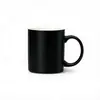 Taza Negra con Asa Dorada, Logo Personalizado, Taza de Café Promocional, Taza de Cerámica de Lujo para Hotel, Taza de Agua de Recuerdo