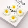 Cabezas de Flores de Margarita Artificiales Transfronterizas de 4 cm, Flores Falsas de Tela de Seda, Girasoles Pequeños, Materiales para Manualidades de Coronas, Accesorios, Suministros Florales