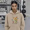 Sudadera con capucha Estampado de Mariposa de Girasol Exportación Transfronteriza Lote al por Mayor Temu Wish Amazon Una Pieza