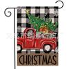 Bandeira de Jardim de Natal Mais Vendida da Amazon Anão Floco de Neve Sino Decoração de Pátio Bandeira de Jardim de Linho Dupla Face