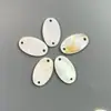 Hebilla Natural de Concha en Stock Etiqueta de Nácar Colgante Ovalado de Concha Accesorio para Ropa Hebilla Decorativa Se Puede Grabar