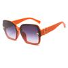 Nuevas gafas de sol H para el hogar, gafas de estilo coreano de moda, fotos de calle de moda, libro rojo pequeño, marco grande, gafas de sol tipo caja para fotos de calles de celebridades de Internet