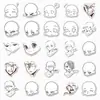 153 Peças de Adesivos de Emoticons Oc, Materiais de Pintura Facial Bidimensional, Adesivos Decorativos para Caderno de Personagens Versão Q