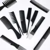 Juego de Diez Piezas Venta al por Mayor Suministro Exclusivo Transfronterizo Juego de Diez Piezas de Peines para Peluquería y Estilismo para Barberías, Incluyendo Juego de Peines para Estilismo de Cabello Pompadour