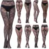 Talla Grande Comercio Exterior Sexy Medias Jacquard Red de Pesca Pantalones Varios Sexy Hueco Tentación Red de Pesca Medias Pantyhose Básicos Al Por Mayor