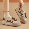 Tênis com Solado Grosso para Aumentar a Altura para Mulheres, Novo Estilo Outono e Inverno 2026 Sapatos Brancos de Treino Alemão, Sapatos Casuais Esportivos Leves Respiráveis com Solado Macio