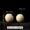 Peça de escultura em noz de marfim Pixiu leão desperto contas de barril Wengwan pulseira colar joias DIY feitas à mão acessórios vendas diretas de fábrica