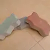 Ventas a Largo Plazo de Ladrillos Grises para Muelles de Concreto Panyu Guangzhou, Ladrillos de Alta Resistencia para Olas, Bloques Entrelazados en Forma de S