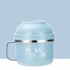 Taza de Acero Inoxidable para Comida Rápida Doble Capa Lonchera Artefacto para Comida Dormitorio Estudiantil Comedor Estudiante Adulto Lonchera Lonchera