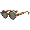 Gafas de Sol Redondas 2024 Simples Modernas Lujo Ligero Alta Gama Moda Europea y Americana Unisex