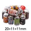 Transmissão ao Vivo Transfronteiriça Estéreo Garrafa Pequena Garrafa de Vinho Estrangeiro Garrafa de Bebida Luminosa DIY Decoração de Carro Enfeites Luz Noturna Acessórios de Resina