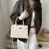 Bolso pequeño cuadrado texturizado de moda para mujer de este año, nuevo bolso de hombro con lentejuelas de color liso para otoño 2026, bolso cruzado para el trabajo