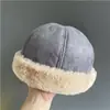 Otoño e Invierno Nuevo Felpa Piel de Melón Sombrero de Propietario Cálido Lana de Cordero Coreano Retro Unisex Versátil Moda Yuppie Dropshipping