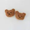 Etiqueta de Nombre de Oso Estilo Coreano, Colgante de Muñeco Oso Lindo para Bolso, Llavero Colgante con Etiqueta de Nombre para Niños