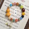 [Nuevo] Pulsera Dieciocho Semillas de Hangzhou Lingyin Cuentas de Bodhi Rosario para Hombres y Mujeres Pulsera de Pareja