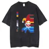 Balatro Juego Tarjeta Payaso Accesorios Harajuku Camisa Lavada Camiseta Retro Harajuku Divertido Streetwear Manga Corta