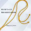Novo Estilo Chinês Flor de Ouro Antigo Areia Florescendo Pingente de Riqueza Estilo Palácio Lótus Oco Ruyi Corrente para Clavícula Suprimento Vivo