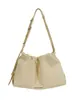 Bolsa plisada casual de verano para mujer 2026 Nueva bolsa cruzada casual versátil Popular de un solo hombro para ir al trabajo Bolsa tipo nube