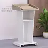 Nova Mesa de Recepção de Boas-Vindas Atril Móvel com Rodas Mesa de Fala para Líder de Escritório Púlpito Aula para Professor