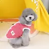 Ropa para Gatos y Perros Mascotas para Bichón, Teddy, Yorkshire Terrier, Chaleco de Polar Otoño e Invierno, 23 Chaleco de Polar Rayado