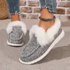 Modelo Nuevo Primavera/Verano 2026 Tallas Grandes 36-45 Botas de Nieve Gruesas para Mujer, Forradas y Engrosadas, Calzado de Mujer Transfronterizo