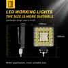 DxzTax Não IncluídoLuz de Trabalho LED Quadrada de 4 Polegadas 41 LEDs Luz Mista Farol de Direção Luz de Carro