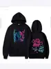 Cross Border Novo Arco de Anime Arcane Jinx Moletons Masculino Feminino Harajuku Pulôver Blusões Casaco