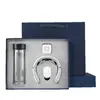 Set de regalo refrescante de verano: vaso de vidrio, power bank, paraguas, ventilador pequeño - regalo de celebración de aniversario para clientes con logo