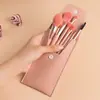 Nuevo Set de 8 Mini Brochas de Maquillaje, Brocha Portátil para Corrector y Base para Principiantes, Brocha para Polvo Suelto, Brocha Herramienta de Belleza