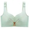 Roupa íntima Feminina Sem Aro Não Magnética Látex Push-up Copa Fina Ajustável Acessório de Alça Sutiã Sexy Simples Conjunto de Sutiã