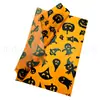 Venta al por mayor de fábrica papel de seda para Halloween de 17 g en stock 50*35 cm Empaque de regalo de Halloween papel Sydney de 17 g