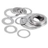 Arandela plana de acero inoxidable 304 metal ampliada gruesa galvanizada por inmersión en caliente junta plana M3/M6/M8 junta de sellado para tornillo