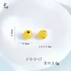 Accesorios para Joyería DIY de Nogal Loto con Agujero Pasante Esmalte Dorado Antiguo Cobre Chapado en Oro Estilo Chino Materiales para Abalorios