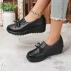 Nuevos Zapatos de Mujer de Comercio Exterior Primavera y Verano 2026, Zapatos de Vestir Individuales Cómodos de Suela Blanda para Mujeres de Mediana Edad y Mayores, Zapatos de Trabajo de Tacón Medio y Suela Gruesa, Transfronterizos