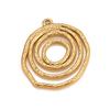 Nuevo Acero Inoxidable Hidráulico Joyería de Moda Asimétrica Geométrica Oval Colgante DIY Joyería Chapada en Oro que Conserva el Color Accesorios