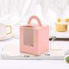 En stock 1 caja portátil Mafen, caja para cupcakes, caja transparente con ventana para postres, caja de embalaje para vasos de papel West Point, venta directa