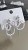 Brincos de Corrente com Franja de Miçangas Zircônia Inspirados em Chanel, Exquisitos e Simples, Acessórios Vintage, Elegantes e Sofisticados