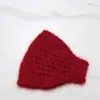 Nueva Banda de Pelo Tejida Cálida de Otoño e Invierno Accesorios para el Cabello de Terciopelo de Ardilla Diadema de Borde Ancho Protección para los Oídos Banda de Pelo Cálida Gorro Cortavientos