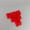 Teclado de urso transparente colorido para alívio do estresse, teclas de teclado mecânico personalizadas para redução do estresse e personalização de teclas personalizadas