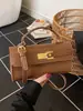 Bolso de Mano Nuevo de Moda Transfronterizo Más Vendido para Mujer, Bolso Cuadrado Pequeño, Elegante y con Estilo de Alta Gama, Bolso de Hombro Cruzado