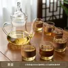 Suministro Exclusivo Transfronterizo Tetera de Vidrio para Hervir Té Uso Doméstico Vidrio de Alto Borosilicato Resistente a Altas Temperaturas Cafetera de Vidrio Gran Capacidad Tetera de Flores