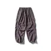 Conjunto Externo Três Provas Frota Negra: Conjunto de Duas Peças: Jaqueta com Gola Alta e Capuz Escondido e Calça Wide-Leg Patchwork Workwear