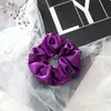 Diadema de Satén de Seda Sintética Amazon Nueva Simple Color Puro Intestino Grueso 50 Colores Cuerda para el Cabello Tocado Venta al por Mayor Cuidado del Cabello