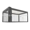Suministrados directamente de la fábrica de origen, los cenadores solares son adecuados para jardines de villas en el comercio transfronterizo, y hay disponibles cenadores con lamas de aleación de aluminio.