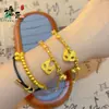 Pulseira de Abóbora Dourada Raposa Máscara Luz de Luxo de Nicho Ouro de Areia Vietnamita Novo Design Pulseira Disco