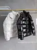 Comércio exterior transfronteiriço Jaqueta de Inverno Mengjia 70º Aniversário Estilo Jovem para Casal Masculino e Feminino com Alto Poder de Enchimento e Casaco Espesso